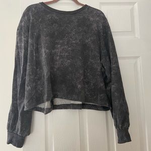 Zella cropped athlesiure sweatshirt